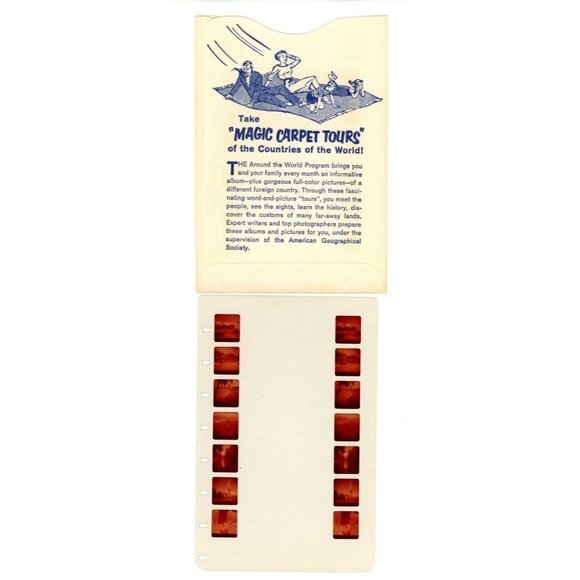 Vintage Tru Vue Tru-Vue Film Card New Zealand Australia Travel Around The World - Picture 2 of 2